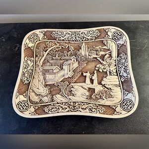 Ivory Dynasty 1982 Arnart Imports Decorative Asian Chinese Design Tray